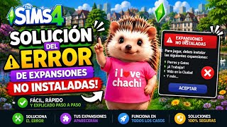 SOLUCIÓN ERROR “EXPANSIONES NO INSTALADAS” | Los Sims 4