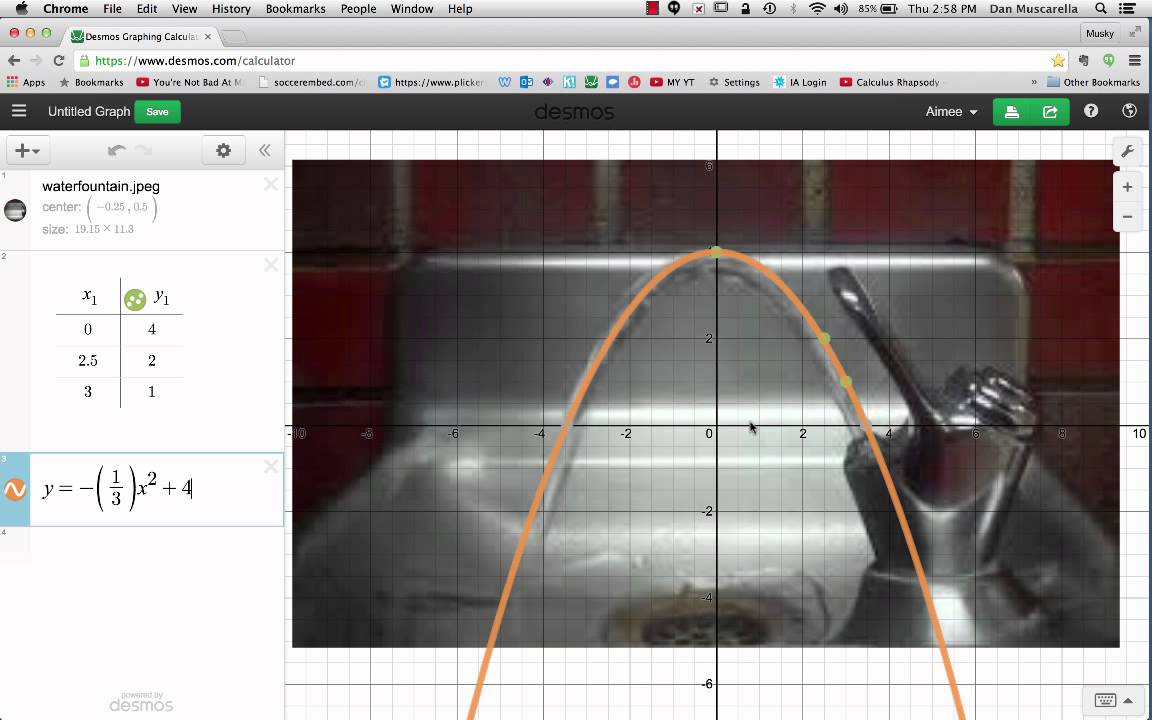 Parabola project tutorial - YouTube