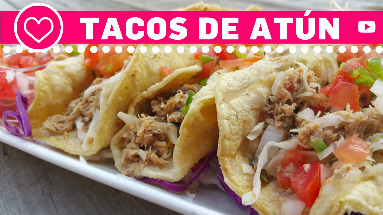 TACOS DE ATUN A LA MOSTAZA | Comida Saludable ♥ Tuna Tacos Recipe - Las Recetas de Laura saludable english