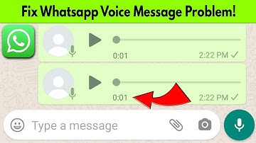 How To Fix WhatsApp Voice Message Problem 2025 || WhatsApp 1 second Voice Message Problem Solved