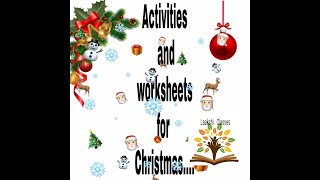 Activities and worksheets for Christmas