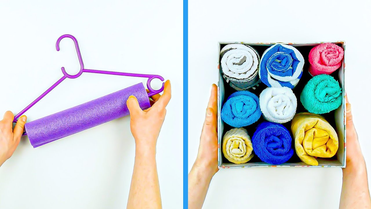 25 praktische Hacks, um endlich ORDNUNG in deinem KLEIDERSCHRANK zu schaffen!
