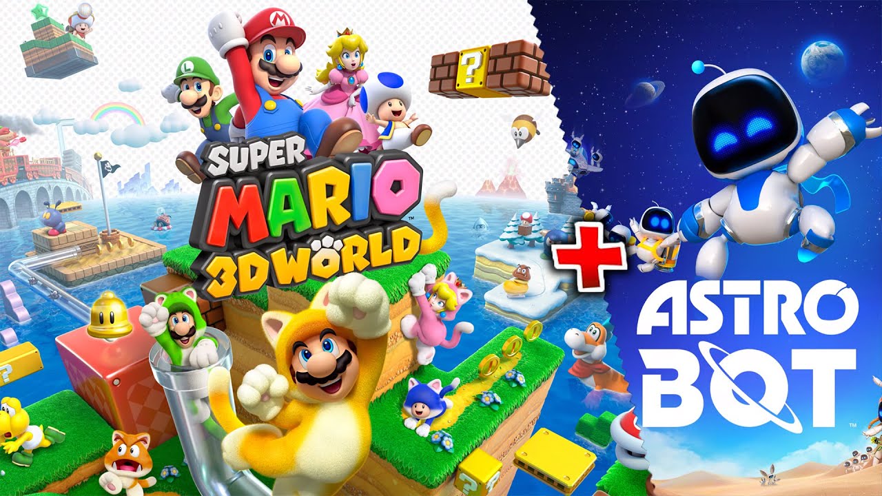 Super Mario 3D World + Astro Bot - Full Game Walkthrough (HD) - YouTube