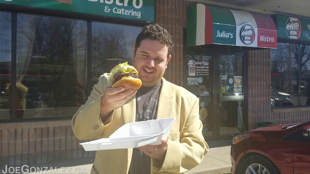 Julia's Bistro and Catering burger review