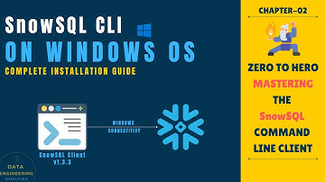 Install SnowSQL In Windows System | Complete Hands-on Guide | Ch-02