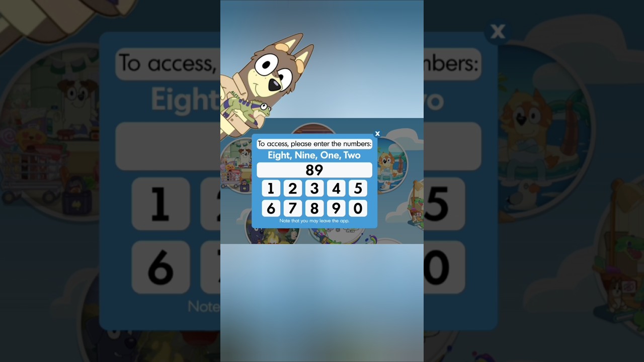 FREE UNLOCK ALL CHARACTERS USING THIS CODE IN BLUEY LET'S PLAY SHORTS VIDEO