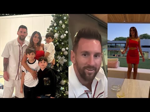 Lionel Messi Celebrates Christmas 2022 With His Wife Antonela Roccuzzo
