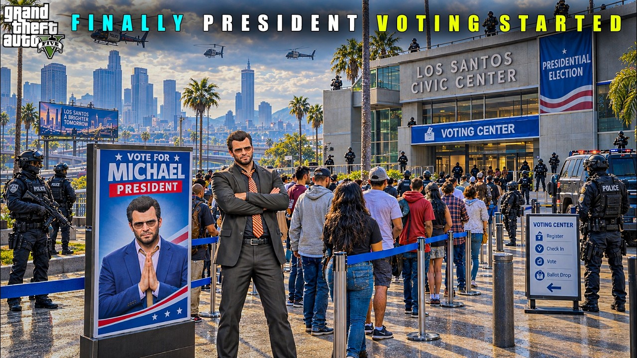GTA 5 : FINALLY PRESIDENT ELECTION STARTED IN LOS SANTOS || BB GAMING