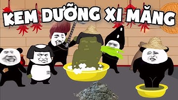 GẤU HÀI HƯỚC: Kem Dưỡng Xi Măng | Tập 187 | Phim hoạt hình gấu trúc mặt bựa meme siêu buồn cười