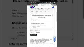Free Online Social Studies Paper Maker Create  Exam Papers in Minutes! #teacher #exam #class #gkquiz