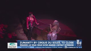Zumanity by Cirque du Soleil to close