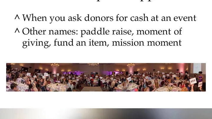 Focusing Your Special Event Appeal Story