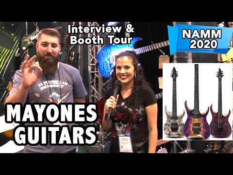 mayones-killer-guitars-&-bass-guitars-booth-tour-&-interview-namm-2020