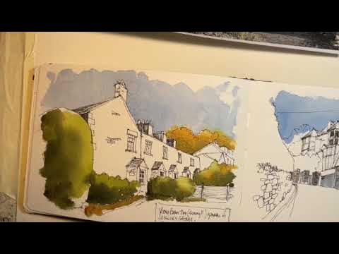 Simple Beginner's Guide to Pen, Ink and Watercolor Painting - Rosemary And  Pines Fiber Arts