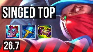 SINGED vs DARIUS (TOP) | KR Master | 26.7