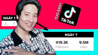 Youtuber hết thời thử trở thành Tiktoker nổi tiếng trong 1 tuần