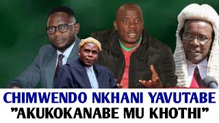 NKHANI YA CHIMWENDO IKUVUTABE KU KHOTHI AKUKOKANA NDI ATTORNEY GENERAL MBETA ZA MALAMULO