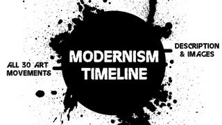 Modernism Timeline / All 30 Art Movements