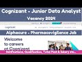 Cognizant Freshers - Trainee Junior Data Analyst | Drug Safety Associate | Pharm Job in Tamil 2024