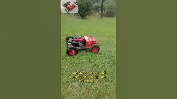 petrol electric battery 200 meters long distance control remotely controlled mower
