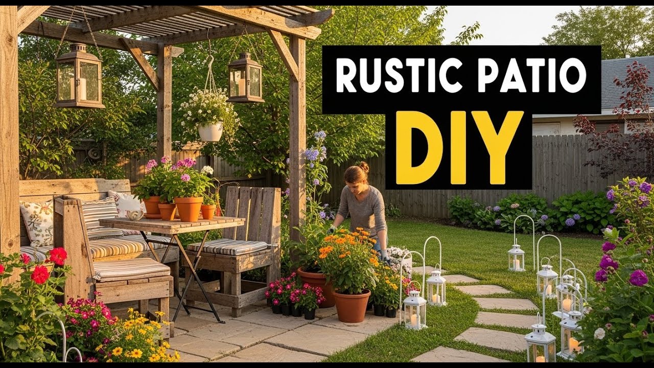 Turn Your Small Patio Into a Rustic Paradise DIY Garden Ideas That WOW ...