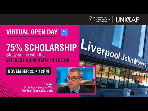 Liverpool John Moores University Virtual Open Day