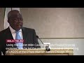  How I led the process of financial re-engineering of LAGOS - Tinubu