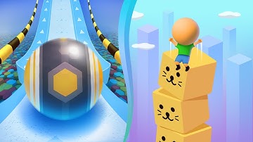 Action Balls Vs Cube Surfer in All Levels Game Mobile Walkthrough New Trailer Update iOS IU8LP0A