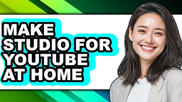 How to Make Studio for Youtube at Home - Step by Step