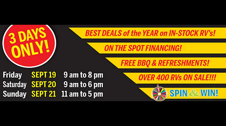 End of Season Clear Out Sale with Larry Vanstone @...