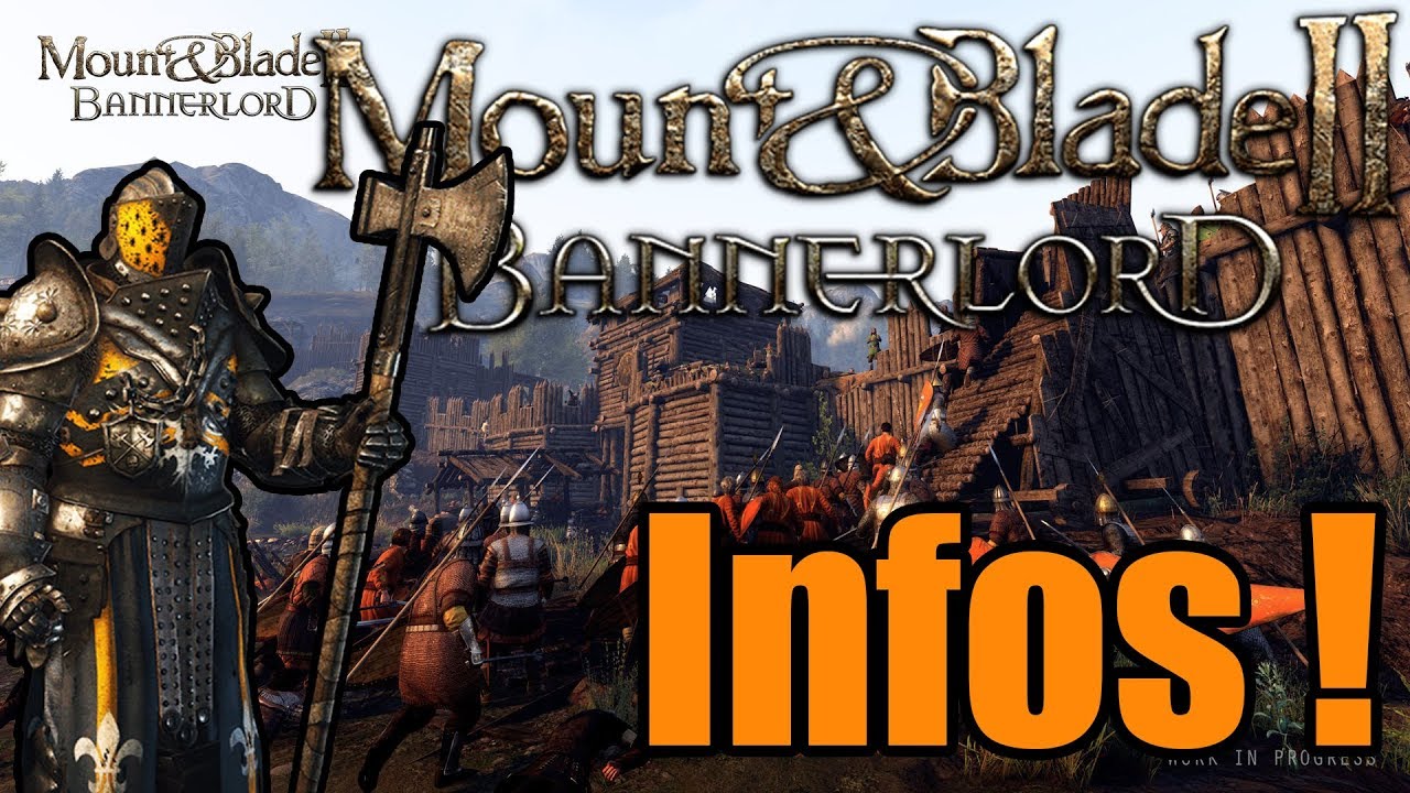 Mount Blade 2 Bannerlord Presentation Gameplay Youtube