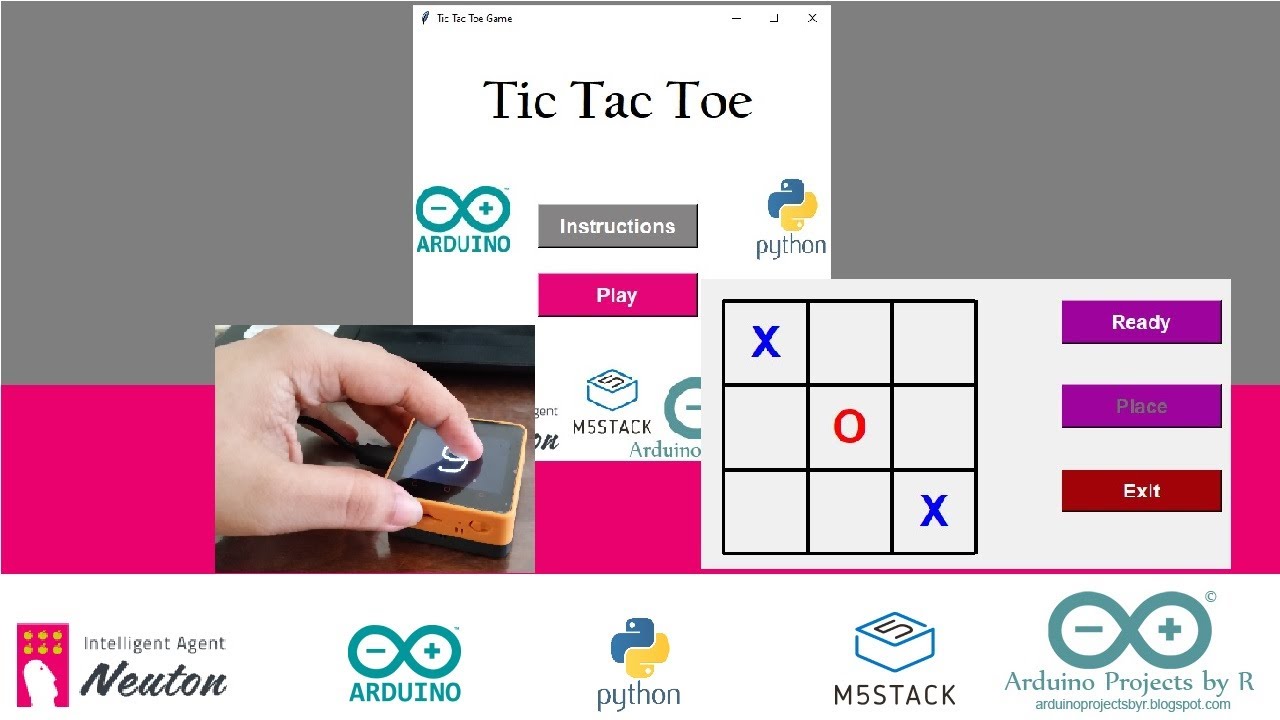 Tic-Tac-Toe Game With Tinyml-Based Digit Recognition | Arduino | Maker Pro