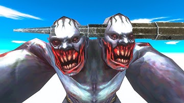 Big and Little Size Units and Reach The Evolution Gate - Animal Revolt Battle Simulator