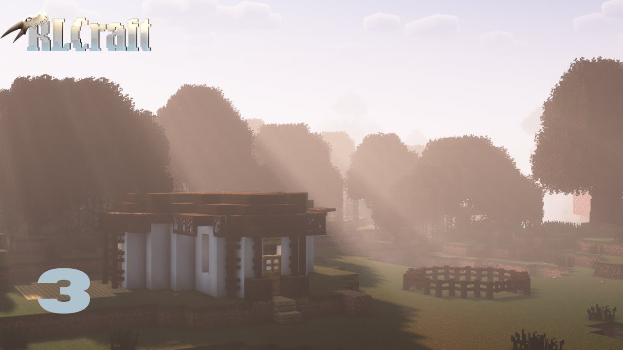 My Girlfriend build her FIRST house in RLCraft - YouTube
