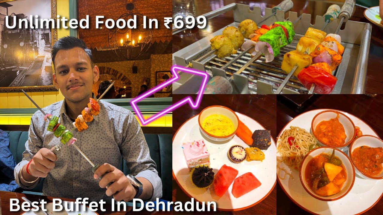 UNLIMITED FOOD IN DEHRADUN BUFFET IN ₹699 RED COAL DEHRADUN🔥😋 YouTube