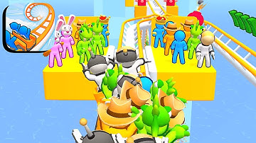 Runner Coaster ​- All Levels Gameplay Android,ios (Levels 66-68)