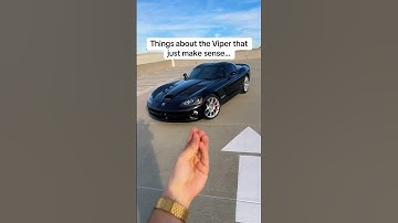 The Viper makes NO SENSE! #viper #automobile #dodgeviper #dodge #cartok