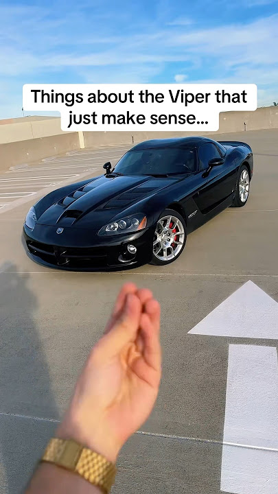 The Viper makes NO SENSE! #viper #automobile #dodgeviper #dodge #cartok