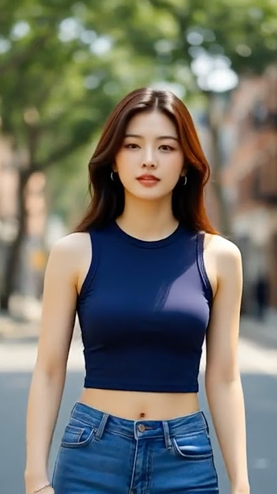 Street fashion, pretty woman #0036 #beauty #korean #美女