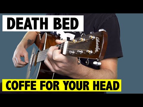 Death Bed Guitar Tutorial (CHORDS)