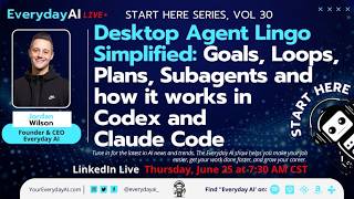 Desktop Agent Lingo Simplified: Goals, Loops, Plans, Subagents &amp; how it works in Codex &amp; Claude Code