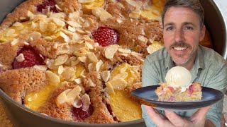 Strawberry Peach Cake