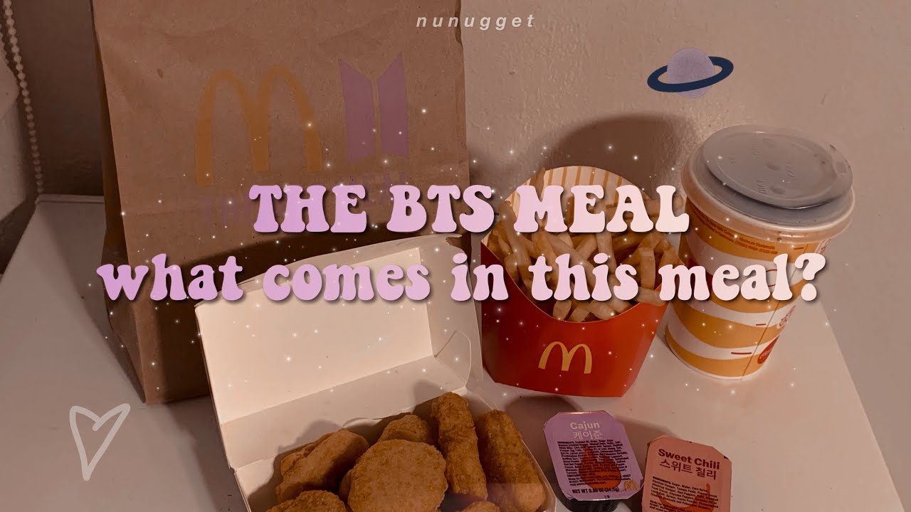 🧸 𓂅 the bts meal ; what comes in this meal ? ♥︎ YouTube