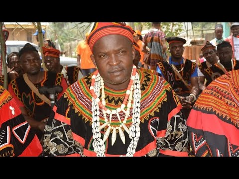 Acha Tugi Enthronement of the Fon of Acha-Tugi village, traditional celebration ...