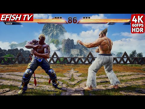 Raven vs Heihachi (Hardest AI) - Tekken 8