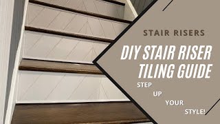 How To Tile Your Stair Risers You, Tile Stair Treads And Risers
