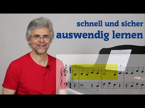 Klavierstücke schnell und sicher auswendig lernen – geniale Methode