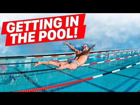 6 Weird Ways Swimmers Get Into the Pool!