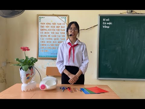 Tạo chậu cây cảnh từ can nhựa