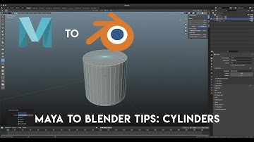 Maya to Blender tips: How to get clean cylinder cap divisions